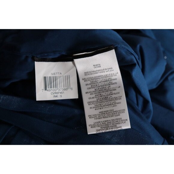 BCBGMaxazria Womens Small Blue Ink Ivetta Sleeveless Cocktail Dress CVR6P451 - Picture 9 of 13